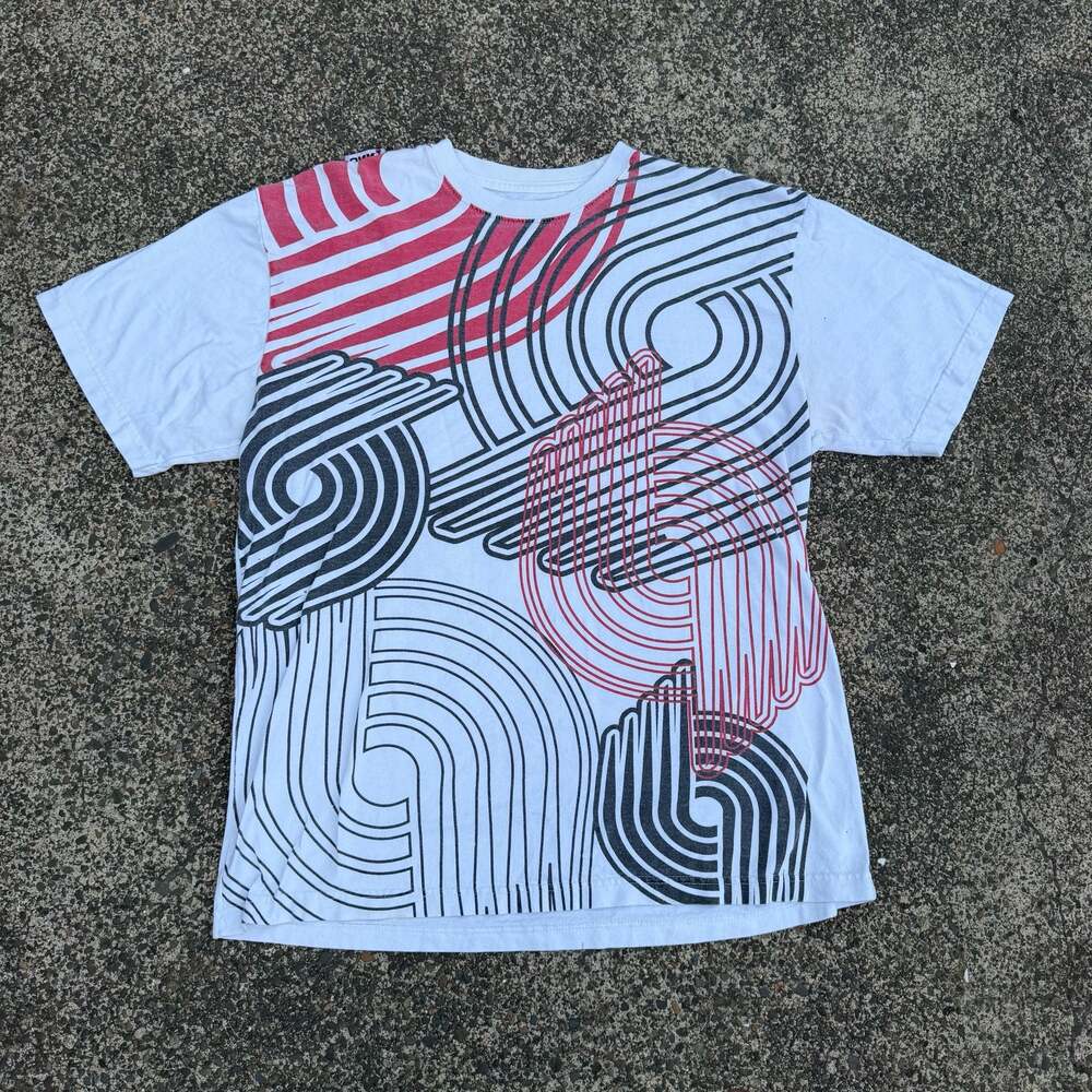 UNK NBA Portland Trail Blazers Abstract Graphic T-Shirt